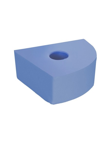 Base para tubo de burbujas esquina