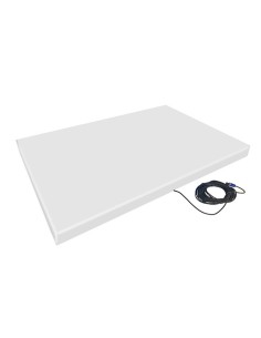 Plataforma vibroacústica acolchada blanca