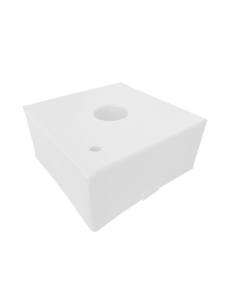 Base para tubo de burbujas y fibra