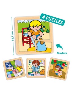Set 4 puzzles: Zaro y NIta (6 piezas)