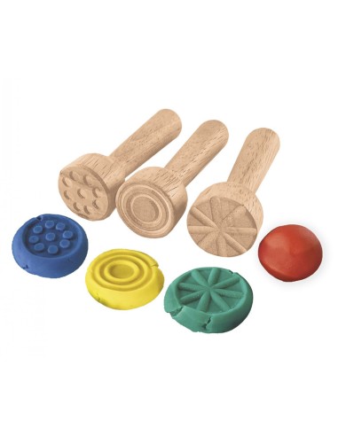 Sellos de madera para Plastilina Baby