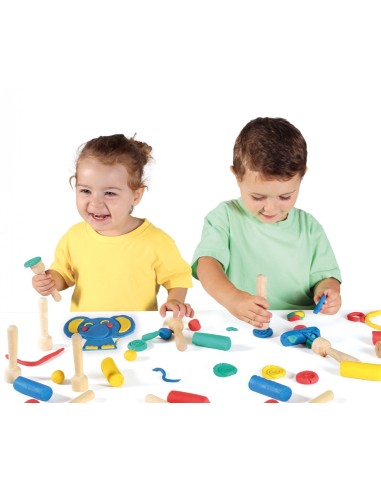 Sellos de madera para Plastilina Baby