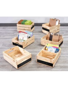 Cajas de madera para cobertizo 6u