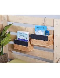 Cajas de madera librero 2u