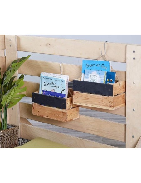 Cajas de madera librero 2u