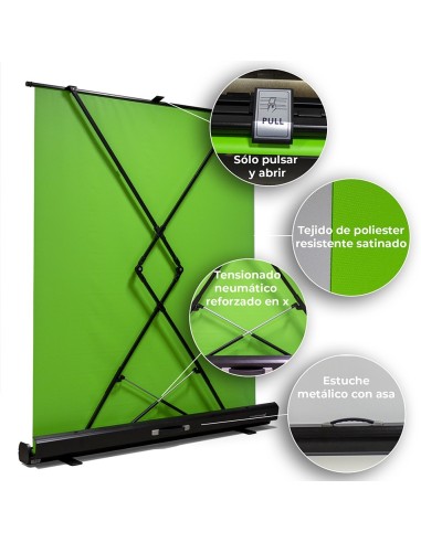 Pantalla Chroma PORTATIL 150x185