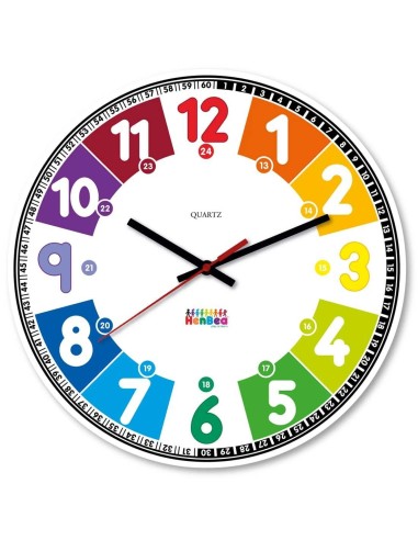 Reloj didáctico numeros 28 cm
