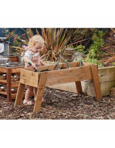 Jardinera y caja de arena