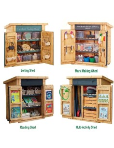 Cobertizo niños pequeños Pack 4