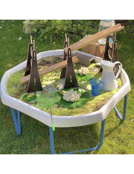 Mini soportes para canalones 4u