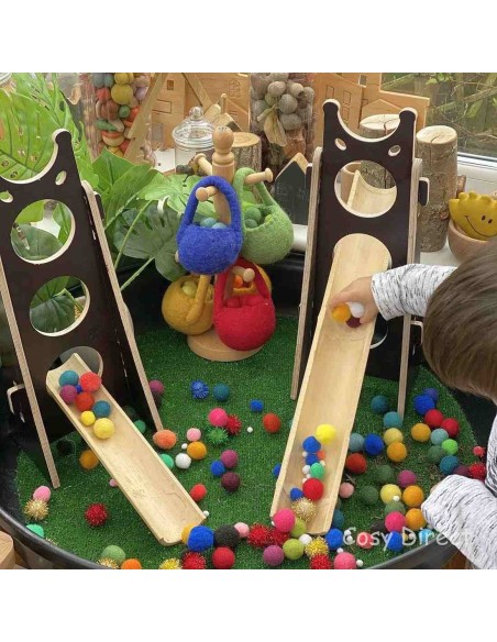 Mini soportes para canalones 4u