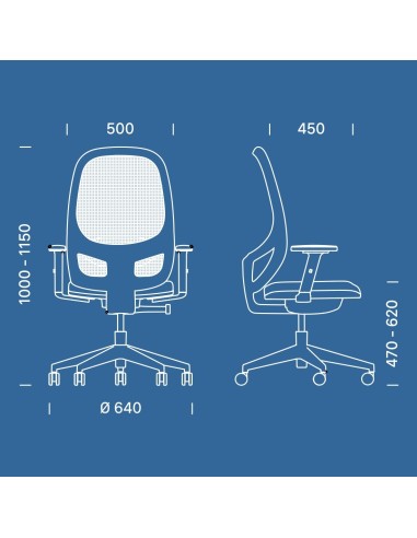 Silla de oficina Ret