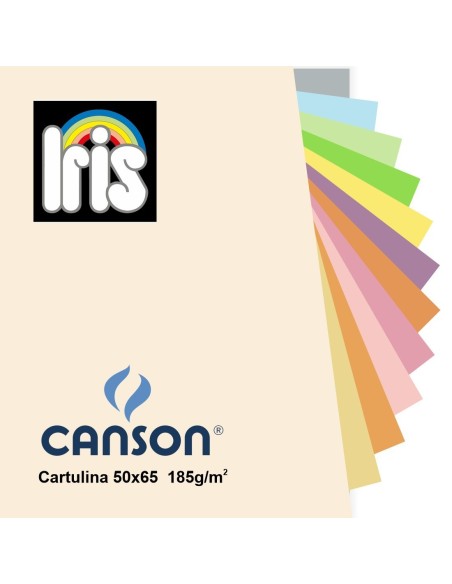 Cartulina Iris 50x65 Pastel 120u