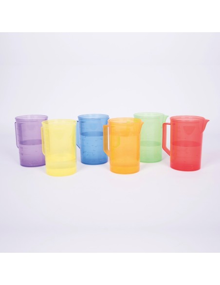 Set de jarras translúcidas