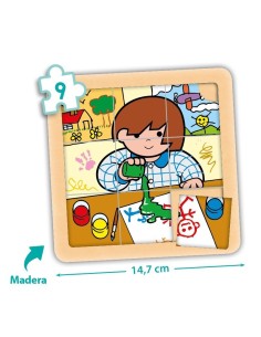 Set 4 puzzles: Zaro y NIta (9 piezas) 2