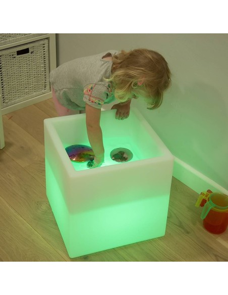 Cubo de manipulación con luz