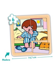 Set 4 puzzles: Zaro y NIta (6 piezas) 2