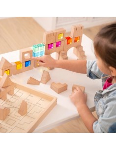 Bloques de construcción con gemas