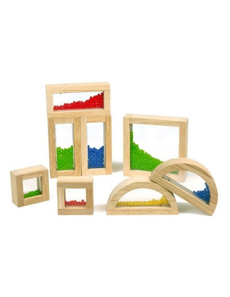 Bloques madera cuentas