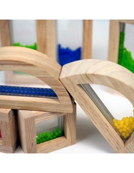 Bloques madera cuentas