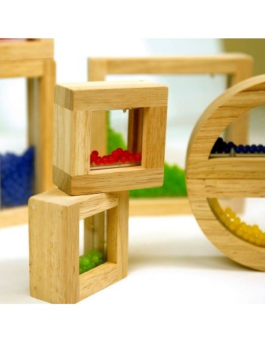 Bloques madera cuentas