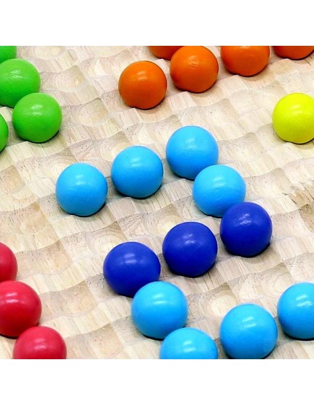 Juego de cuentas de colores