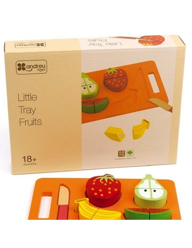 Bandeja de frutas de madera