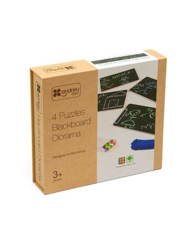 Diorama 4 Puzzles Pizarra