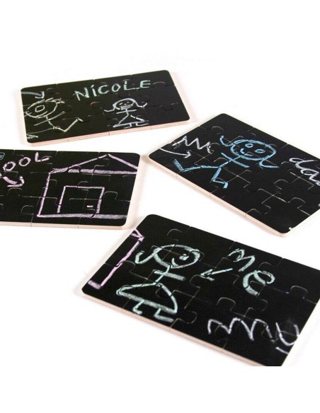 Diorama 4 Puzzles Pizarra