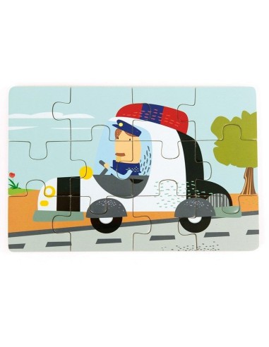 Diorama 4 Puzzles Transporte