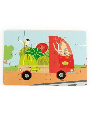 Diorama 4 Puzzles Transporte