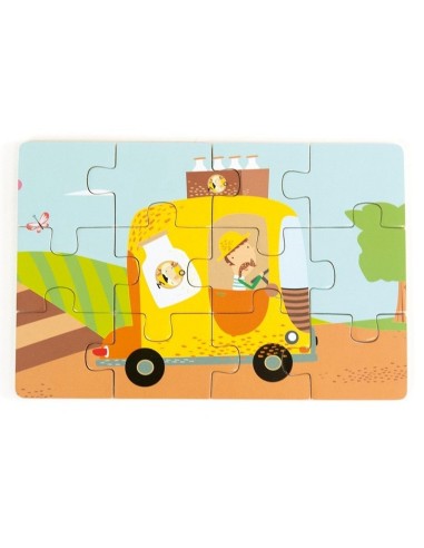 Diorama 4 Puzzles Transporte