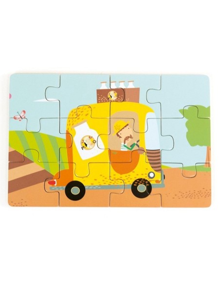 Diorama 4 Puzzles Transporte