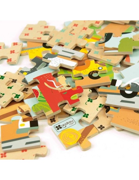 Diorama 4 Puzzles Transporte