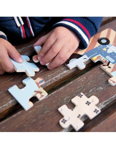 Diorama 4 Puzzles Transporte