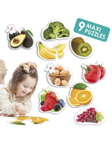 Baby puzzles Alimentos sanos