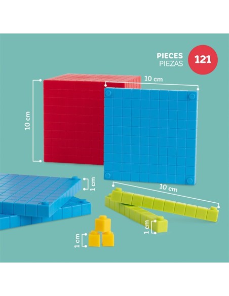 Set Base 10 estuche 121pcs
