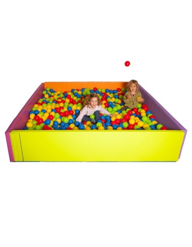 Piscina bolas plegable blanca