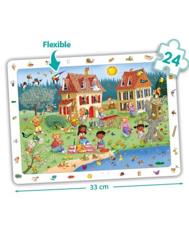 Set 4 puzzles de observación: 4 Estaciones