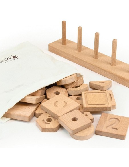 Geo formas ensertables sensorial