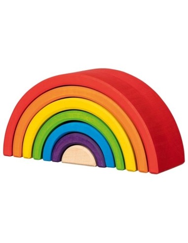 Arco iris madera pequeño 7 piezas