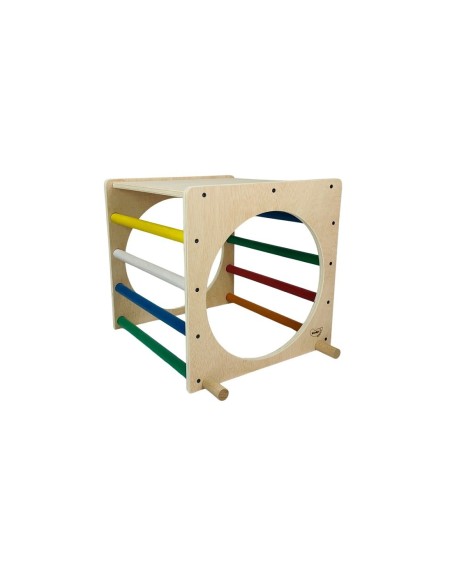 Cubo de escalada + Rampa Pikler COLOR
