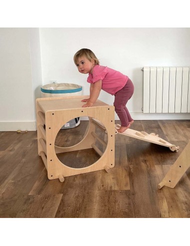 Cubo de escalada + Rampa Pikler