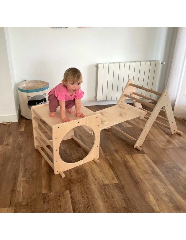 Cubo de escalada + Rampa Pikler