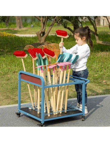 Carro para herramientas de jardín