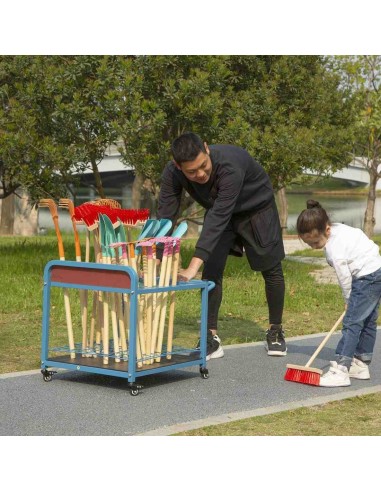 Carro para herramientas de jardín