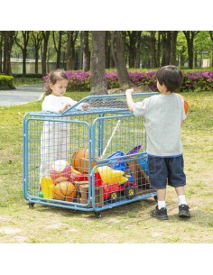 Carro almacenaje para patio
