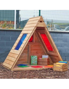 Gran Casita del bosque colores al cielo