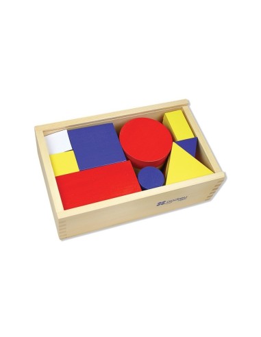 Bloques Lógicos Madera 48 Piezas