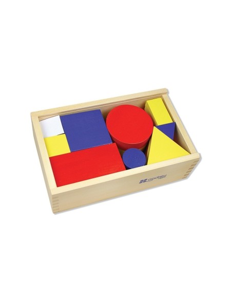 Bloques Lógicos Madera 48 Piezas